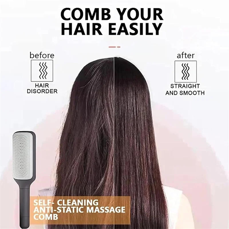 Self-Cleaning Hair Brush & Massage Air Cushion Comb