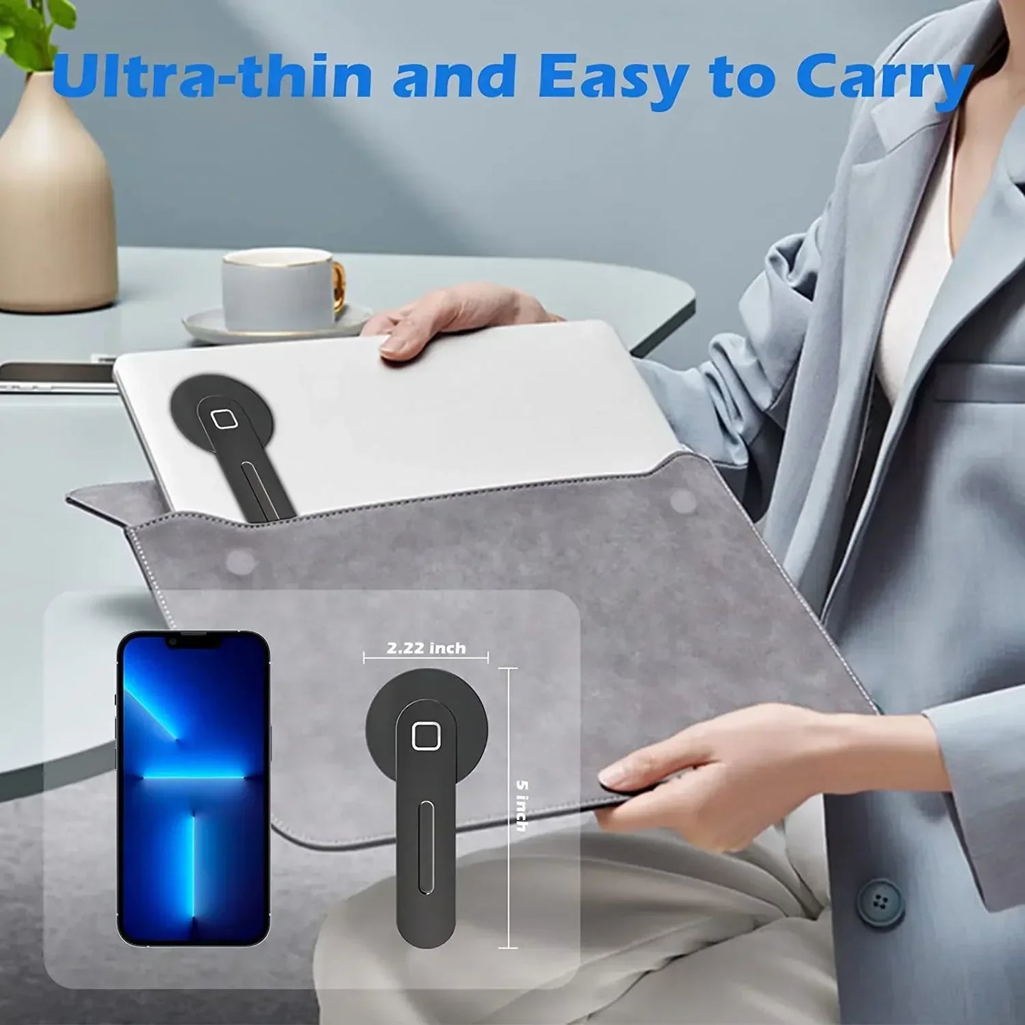 Laptop Phone Holder MagSnap Dual-Screen