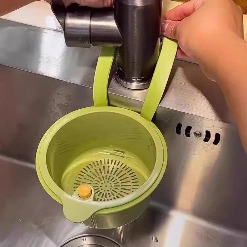 PushClean Self-Cleaning Sink Strainer Basket – Mess-Free Drain Protection