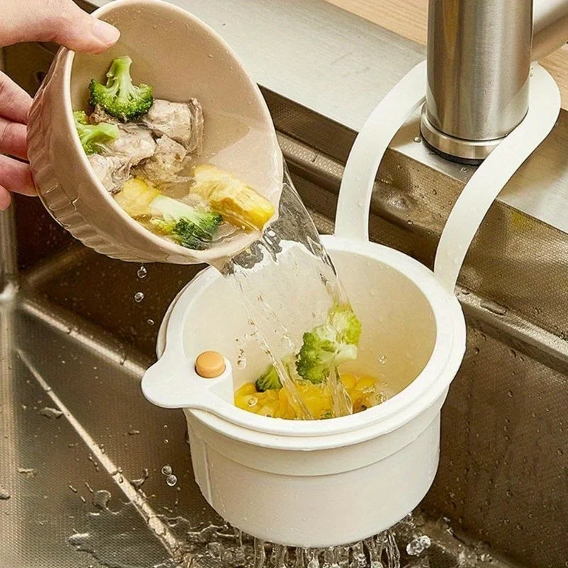 PushClean Self-Cleaning Sink Strainer Basket – Mess-Free Drain Protection