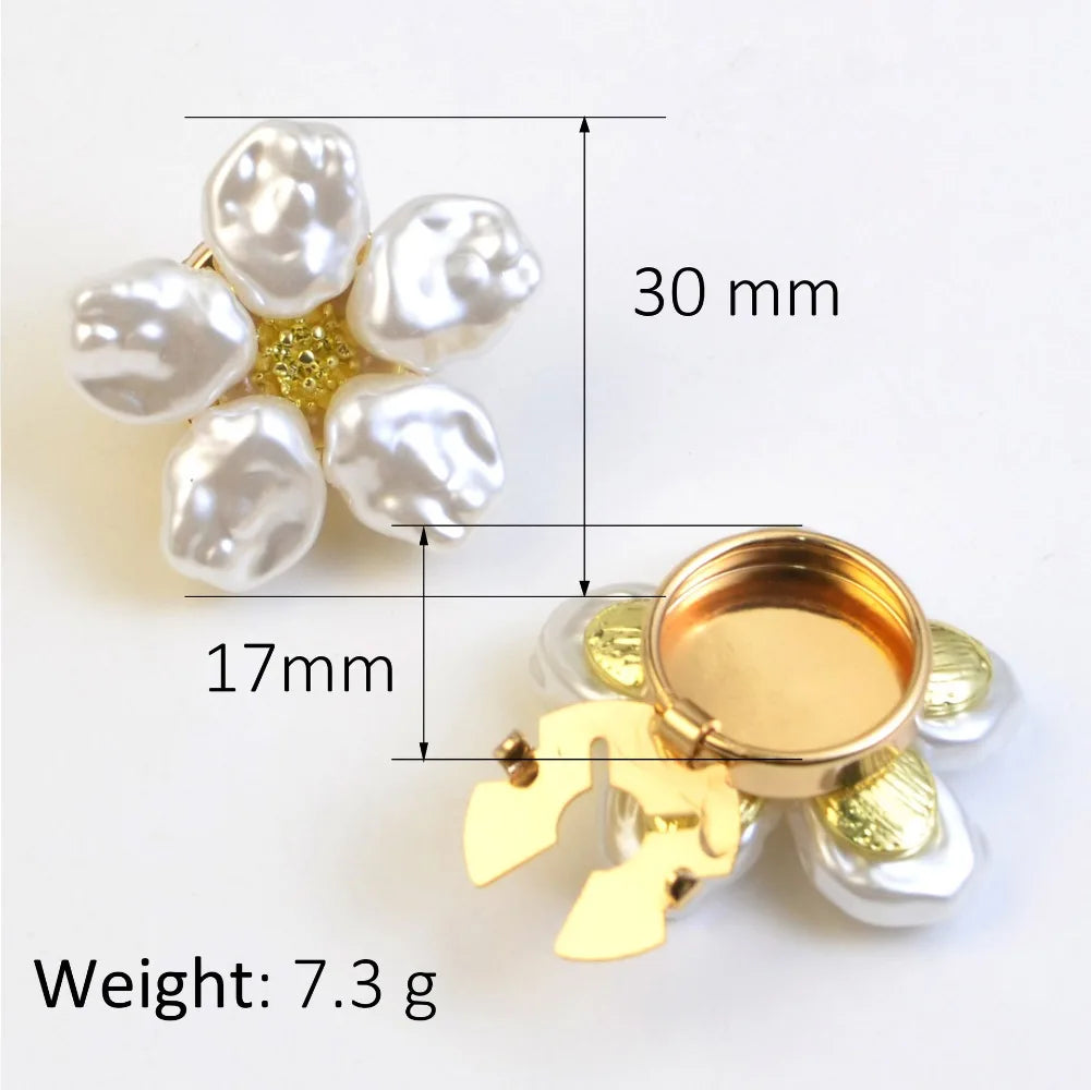 Elegant Pearl Button Covers