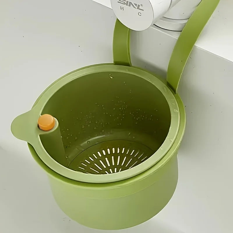 PushClean Self-Cleaning Sink Strainer Basket – Mess-Free Drain Protection