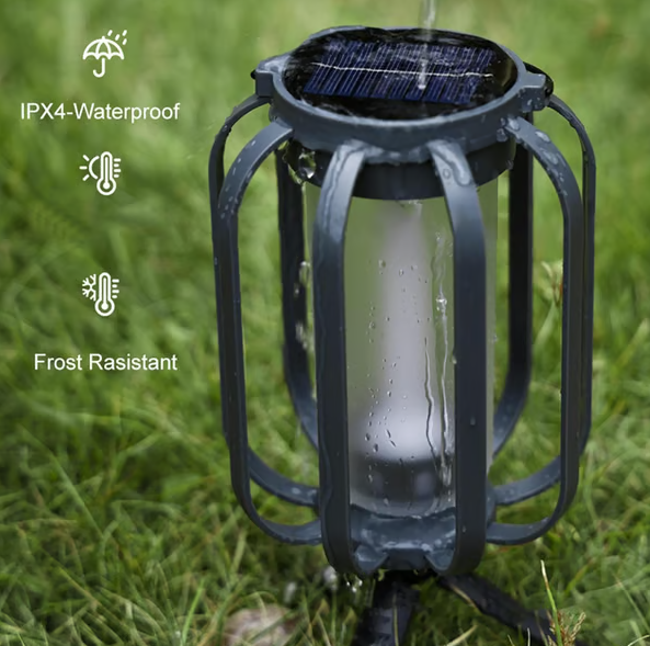 Solar Hanging Lantern | Solar & USB Rechargeable Hanging Outdoor Lantern
