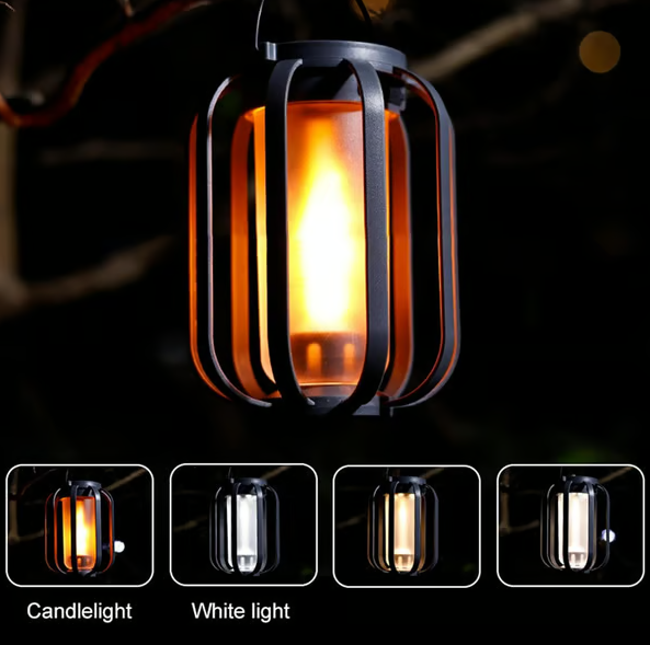 Solar Hanging Lantern | Solar & USB Rechargeable Hanging Outdoor Lantern