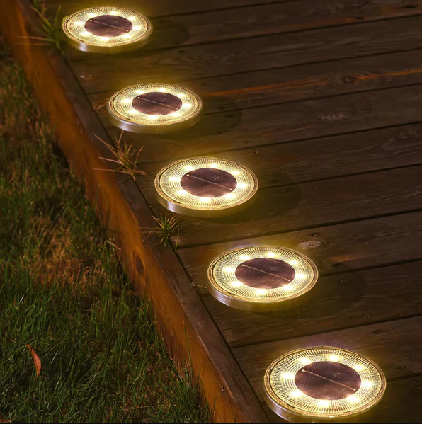 Solar LED Ground Lights – Effortless Outdoor Lighting Day & Night