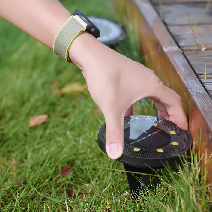 Solar LED Ground Lights – Effortless Outdoor Lighting Day & Night