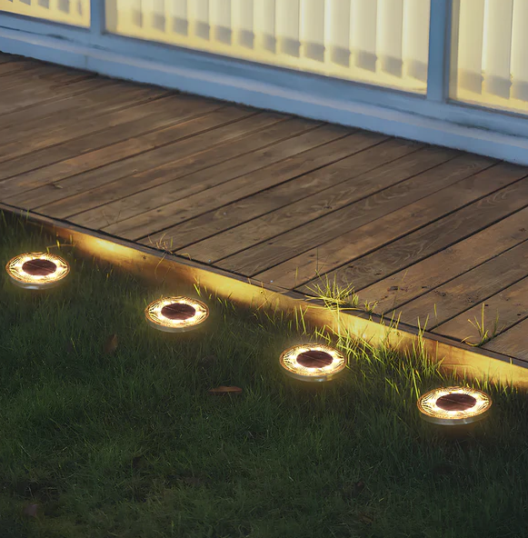 Solar LED Ground Lights – Effortless Outdoor Lighting Day & Night