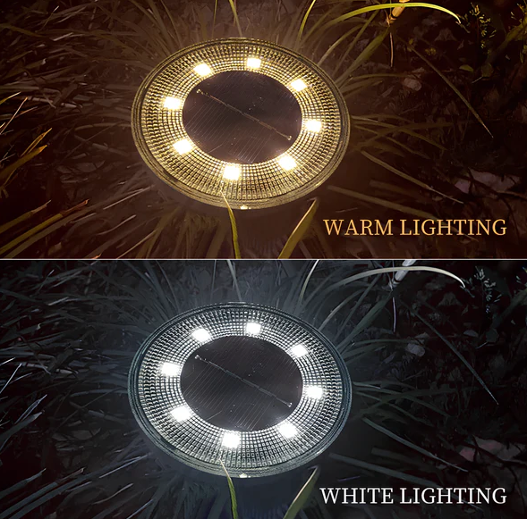 Solar LED Ground Lights – Effortless Outdoor Lighting Day & Night