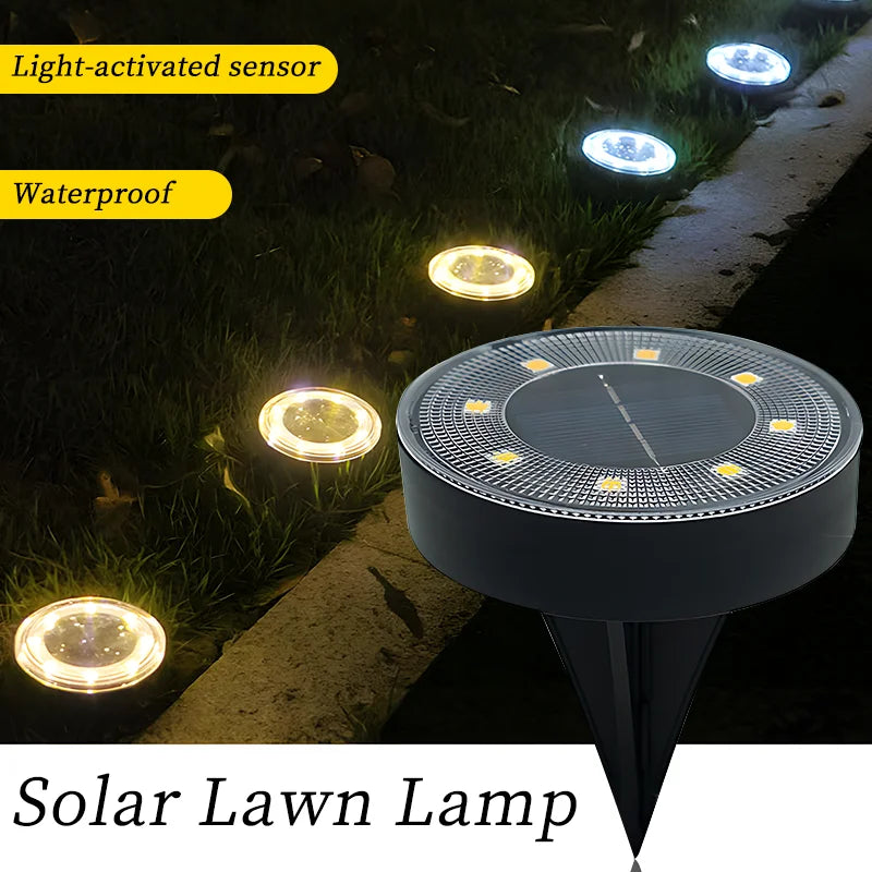 Solar LED Ground Lights – Effortless Outdoor Lighting Day & Night